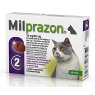 MILPRAZON PISICA 16MG/40MG (2-8 KG) X 2 TABLETE