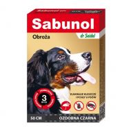 Sabunol Dog GPI, Zgarda Antiparazitara Caini 10-25 kg, Culoare Roz (50cm)