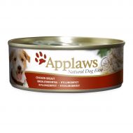 APPLAWS, File Pui și Orez, conservă hrană umedă câini, (în supă) -  156g