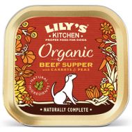 Lily's Kitchen for Dogs Organic Beef Supper with Carrots and Peas -  150 g