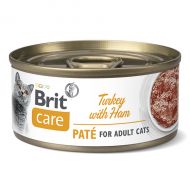 Brit Care Cat Turkey Pate With Ham - 70 g