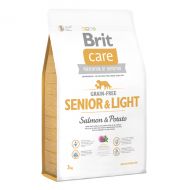 Brit Care Grain-free Senior and Light Salmon and Potato - 3 kg