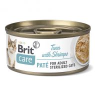 Brit Care Cat Sterilized Tuna Pate With Shrimps - 70 g