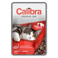 Calibra Cat Pouch Premium Chicken and Beef - 100 g