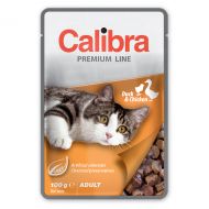 Calibra Cat Pouch Premium Adult Duck and Chicken - 100 g