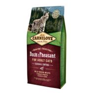 Carnilove Duck and Pheasant Cats Hairball Control-  6 kg