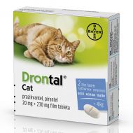 Drontal Cat Pisica x 2 Tablete - 1 Cutie