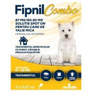 FIPNIL COMBO DOG S 2-10kg 67-60,3mg galben