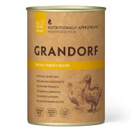 Grandorf  Dog - Duck & Turkey - 400 g