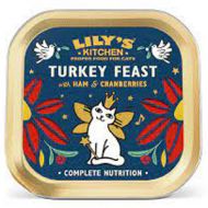 Lily's Kitchen Christmas Turkey and Ham Feast for Cats -  85 g