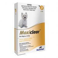 Moxiclear Dog M 1 ml (4-10 KG) x 3 PIPETE (galben)