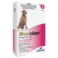 Moxiclear Dog XL 4 ml (25-40 KG) x 3 PIPETE (rosu)