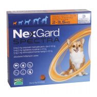 NEXGARD Spectra Dog Caine XS (2-3.5kg) - 3 Comprimate