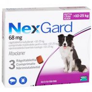 Nexgard Large Dog Caine L 68 Mg (10-25Kg) - 3 Comprimate Masticabile