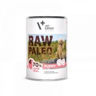 Raw Paleo Puppy Duo Protein, Miel & Vitel -  400 g