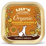 Lily's Kitchen for Dogs Organic Chicken Supper with Carrots and Peas - 150 g