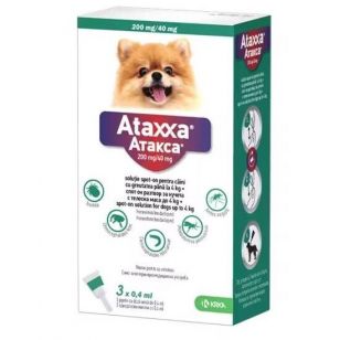 ATAXXA DOG CAINE 40 (<4 KG) - 3 PIPETE