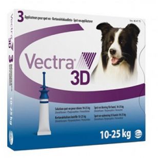VECTRA 3D 10-25 KG - 3 PIPETE