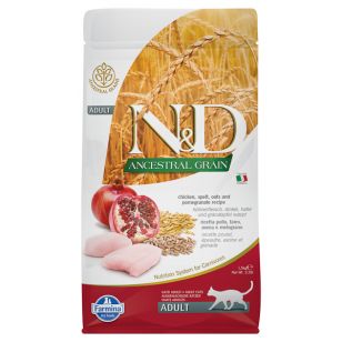 ND Cat Ancestral Grain Lamb, Spelt, Oats and Blueberry Adult - 1.5 kg