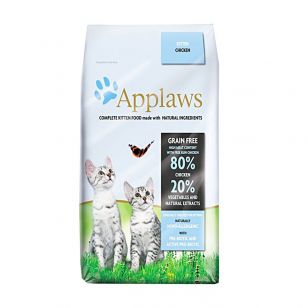 APPLAWS Kitten, Pui, hrană uscată pisici junior -  2kg