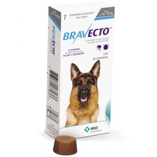 Bravecto 1000 mg ( >20 - 40 Kg ) - 1 Comprimat Masticabil