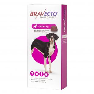 Bravecto 1400 mg ( >40 - 56 Kg ) - 1 Comprimat Masticabil