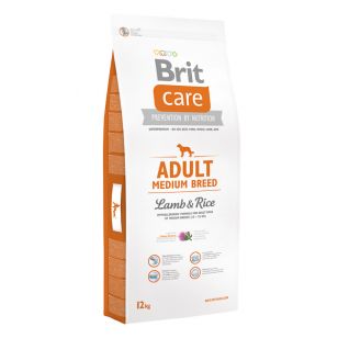 Brit Care Adult Medium Breed Lamb and Rice - 12 kg