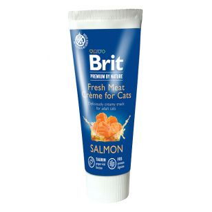 Brit Premium By Nature Cat Salmon Fresh Meat Creme - 75 g
