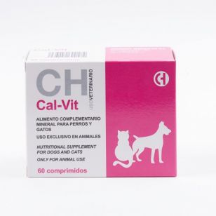 CAL-VIT calciu pentru caini si pisici 60 comprimate