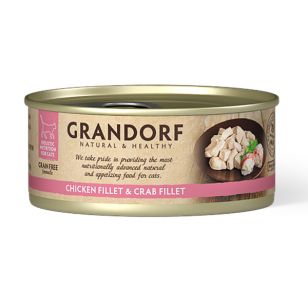 Grandorf Cat - Chicken Breast & Crab Fillet - 70 g
