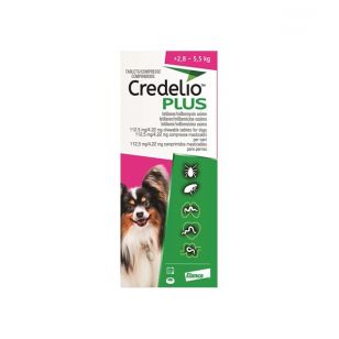 Credelio Plus 2,8 – 5,5 kg - 3 Tablete