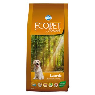 Ecopet Natural Lamb Mini  - 12 kg