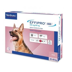 EFFIPRO DUO DOG L 268  MG (20 - 40 KG) - 4 PIPETE