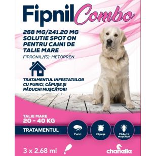FIPNIL COMBO DOG L 20-40KG 268-241,2mg roz
