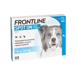 Frontline Spot On M Dog Caine (10-20 KG) - 3 PIPETE