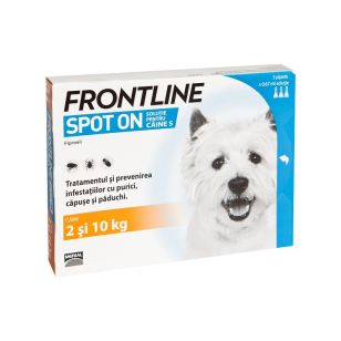 Frontline Spot On S Dog Caine (2-10 KG) - 3 PIPETE
