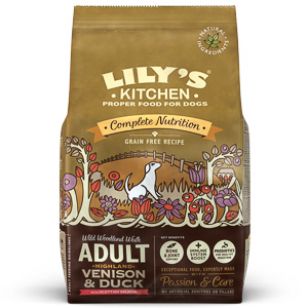 Lily's Kitchen Dog Duck, Salmon, Venison Wild Woodland Walk Adult Dry Food - 12 kg