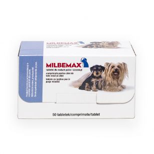 MILBEMAX PUPPY DOG CAINE - TALIE MICA 2.5 / 25 MG (< 5 KG) - 1 COMPRIMAT