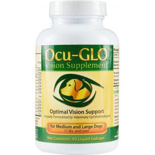 OCU-GLO Vision Supplement for medium and large dogs - 90 Capsule