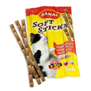 Sanal Sticks Turkey and Liver 3 sticks - 15 g