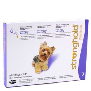 STRONGHOLD CAINE 30MG (2,6 - 5 KG) - 3 PIPETE