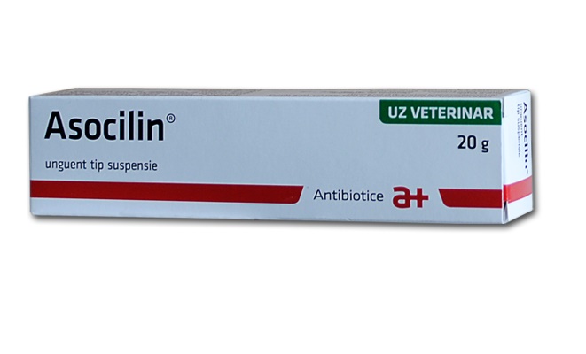 ASOCILIN 20G - UNGUENT DE UZ VETERINAR