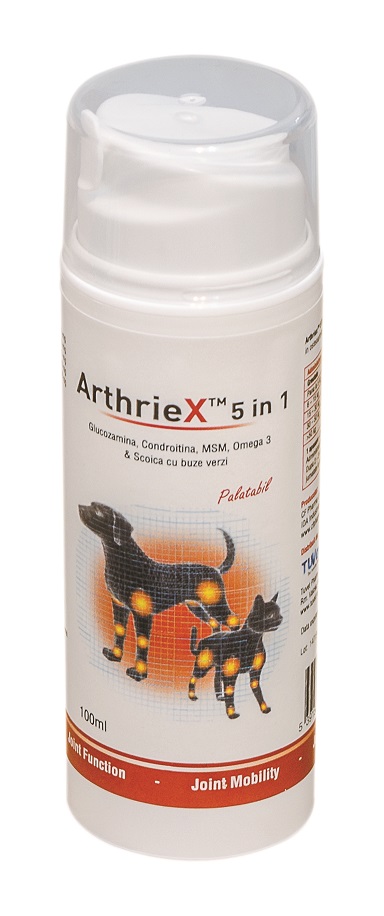 ArthrieX 5 IN 1 100 ML - PROBLEME ARTICULARE CAINI SI PISICI