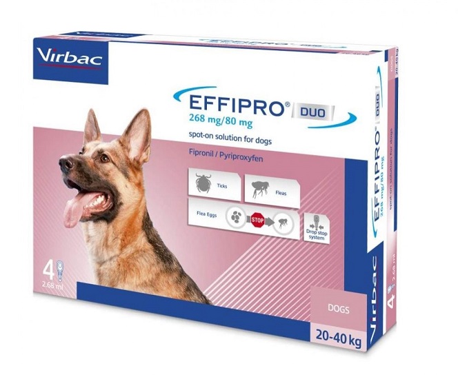 EFFIPRO DUO DOG L 268 MG (20 - 40 KG) - 4 PIPETE