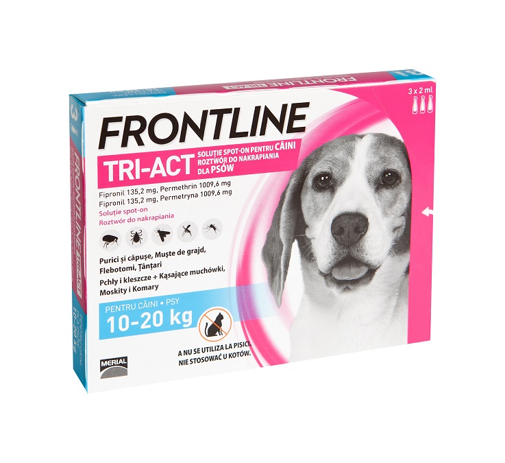 FRONTLINE TRI-ACT M (10-20 KG) - 1 PIPETA