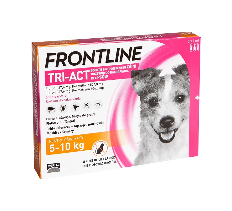 FRONTLINE TRI-ACT S (5-10 KG) - 1 PIPETA