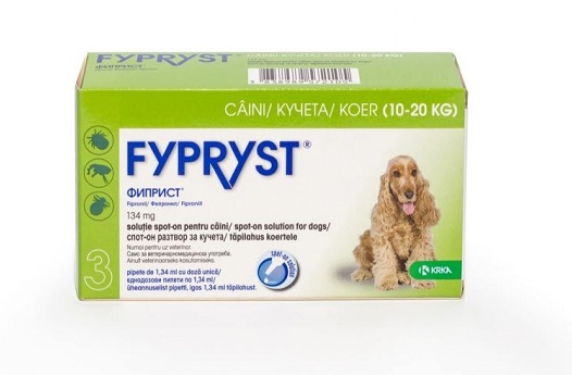 FYPRYST CAINE DOG M 134 MG (10-20 KG) - 3 PIPETE