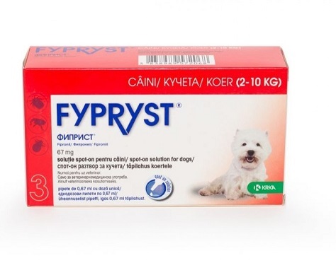 FYPRYST CAINE DOG S 67 MG (2-10 KG) - 3 PIPETE