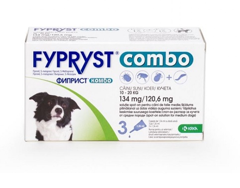 FYPRYST COMBO CAINE DOG M 134 MG (10-20 KG) - 3 PIPETE