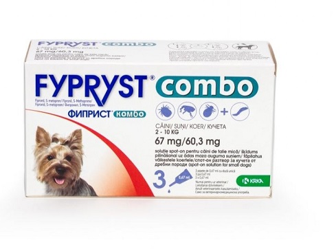 FYPRYST COMBO CAINE DOG S 67 MG (2-10 KG) - 3 PIPETE